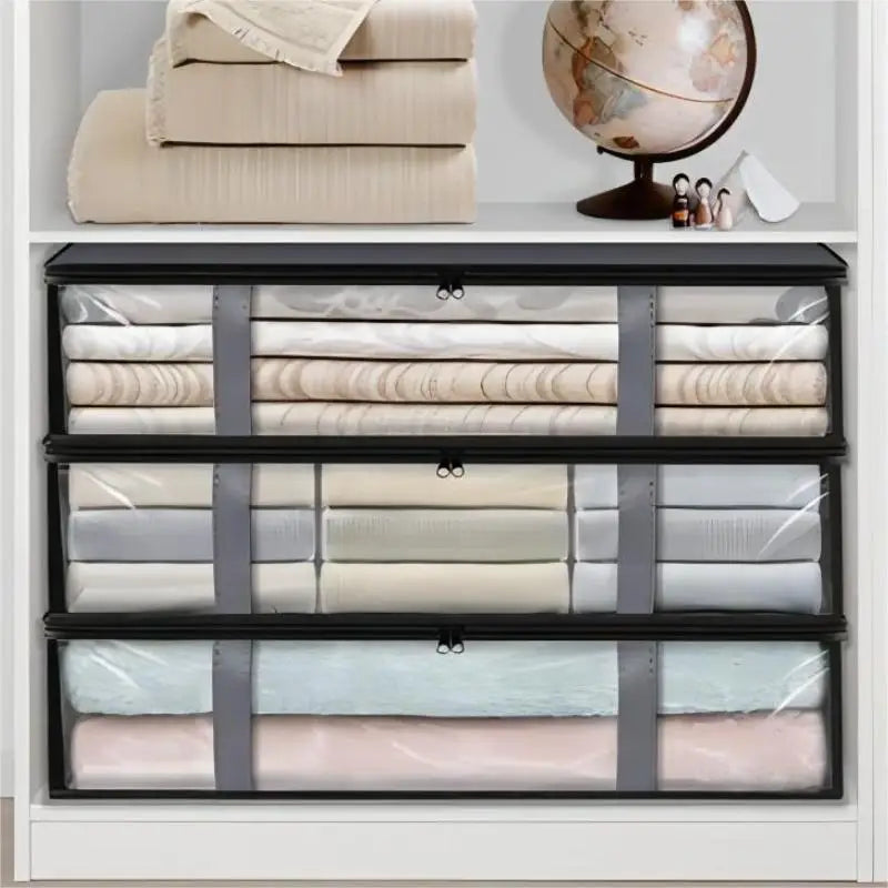 Under-Bed Storage Bag with Clear Window & Handles