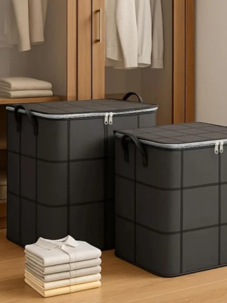 Large Foldable Clothes & Comforter Storage Bags (3-Pack)
