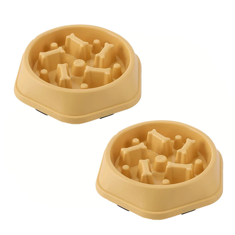 Bone Maze Slow Feeder Bowl for Dogs & Cats