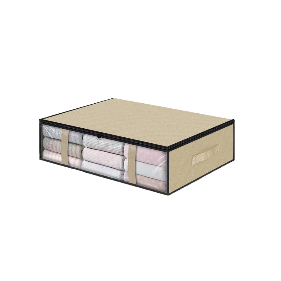Under-Bed Storage Bag with Clear Window & Handles