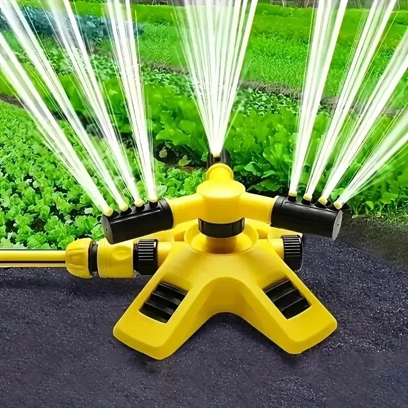 3-Arm 360° Rotating Lawn Sprinkler