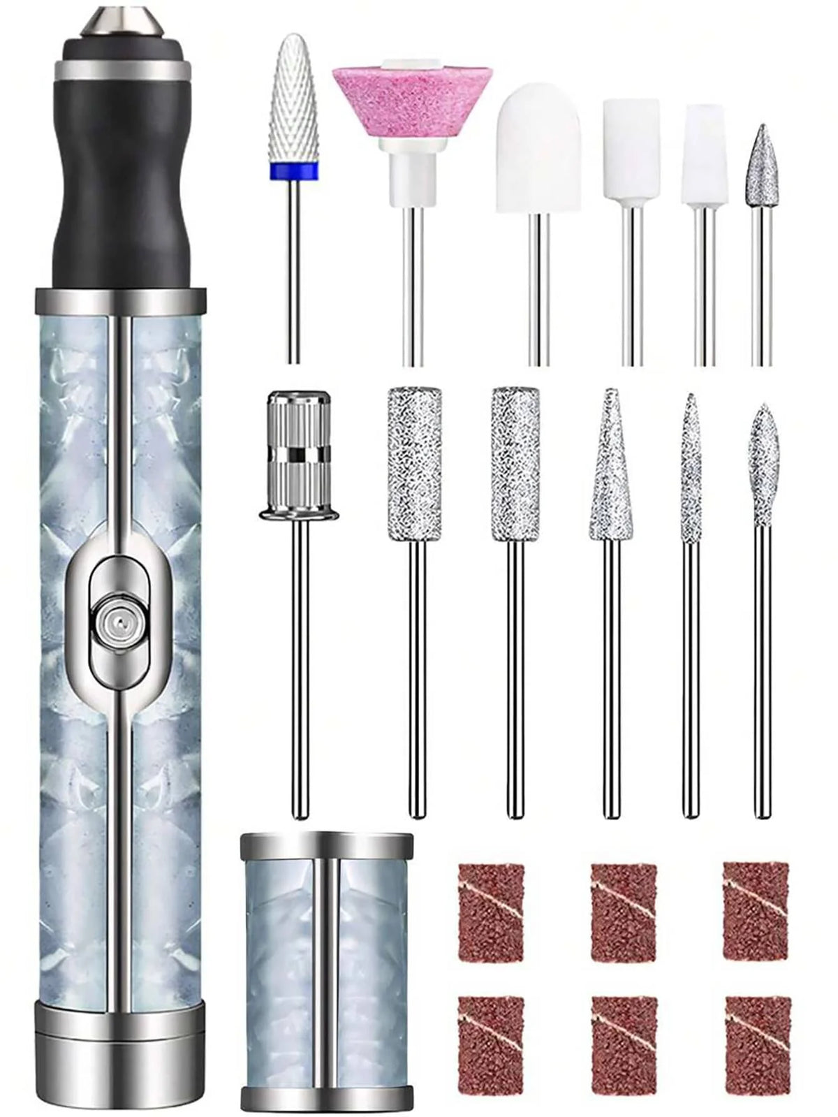 Cordless Rechargeable Electric Nail File Kit (USB-C)