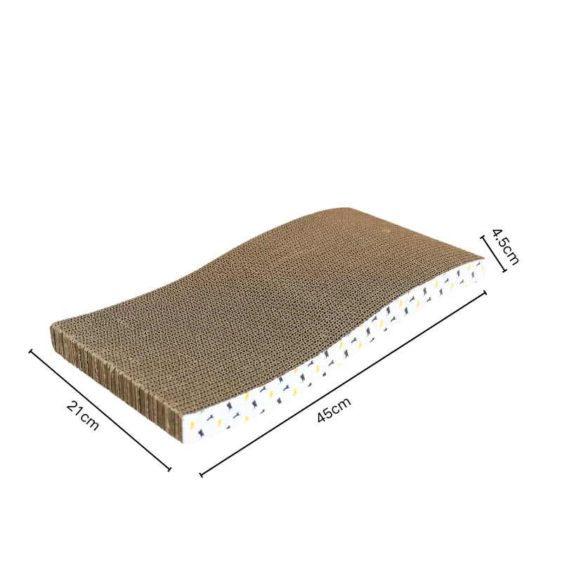 Curved Cardboard Cat Scratcher Lounge