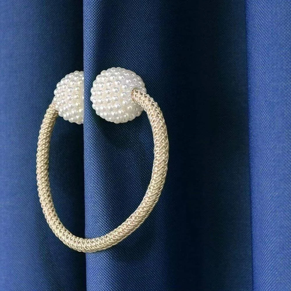 Pearl Magnetic Curtain Tiebacks - Set of 2 (1 Pair)