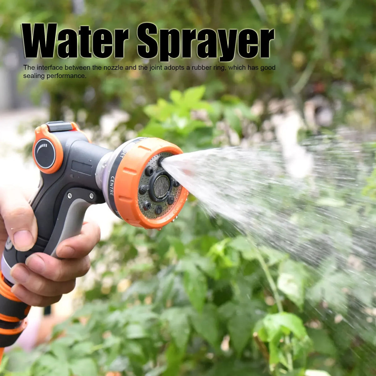 8-Mode Adjustable High Pressure Garden Hose Sprayer
