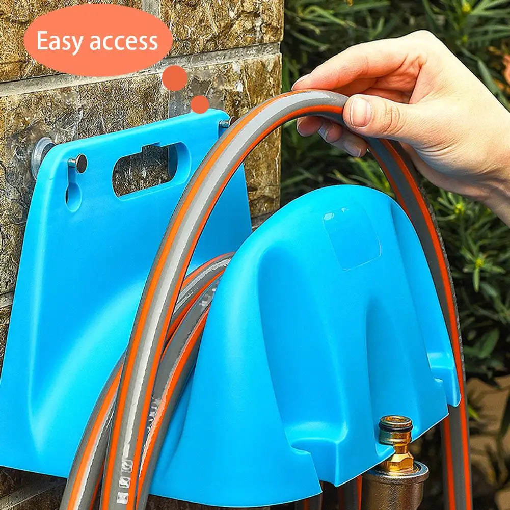 Wall-Mounted Garden Hose Holder - Orange