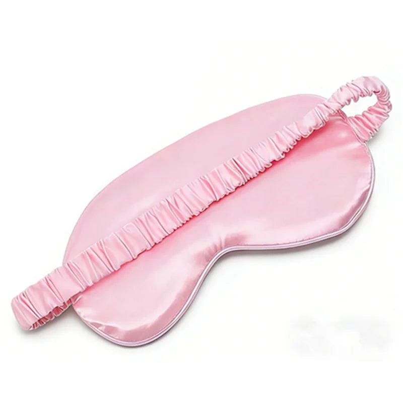 Soft Satin Sleep Mask with Elastic Strap