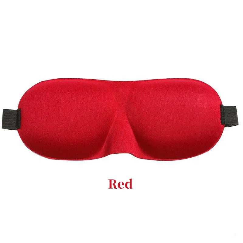 3D Contoured Sleep Mask - Zero Eye Pressure, Light Blocking