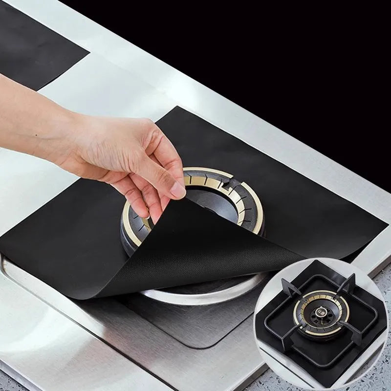 Reusable Gas Stove Protectors – 12-Piece Nonstick Burner Covers