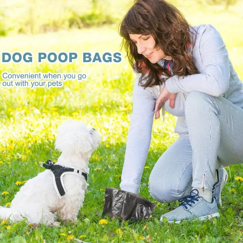 Dog Poop Bags 150 Count with Bone Dispenser