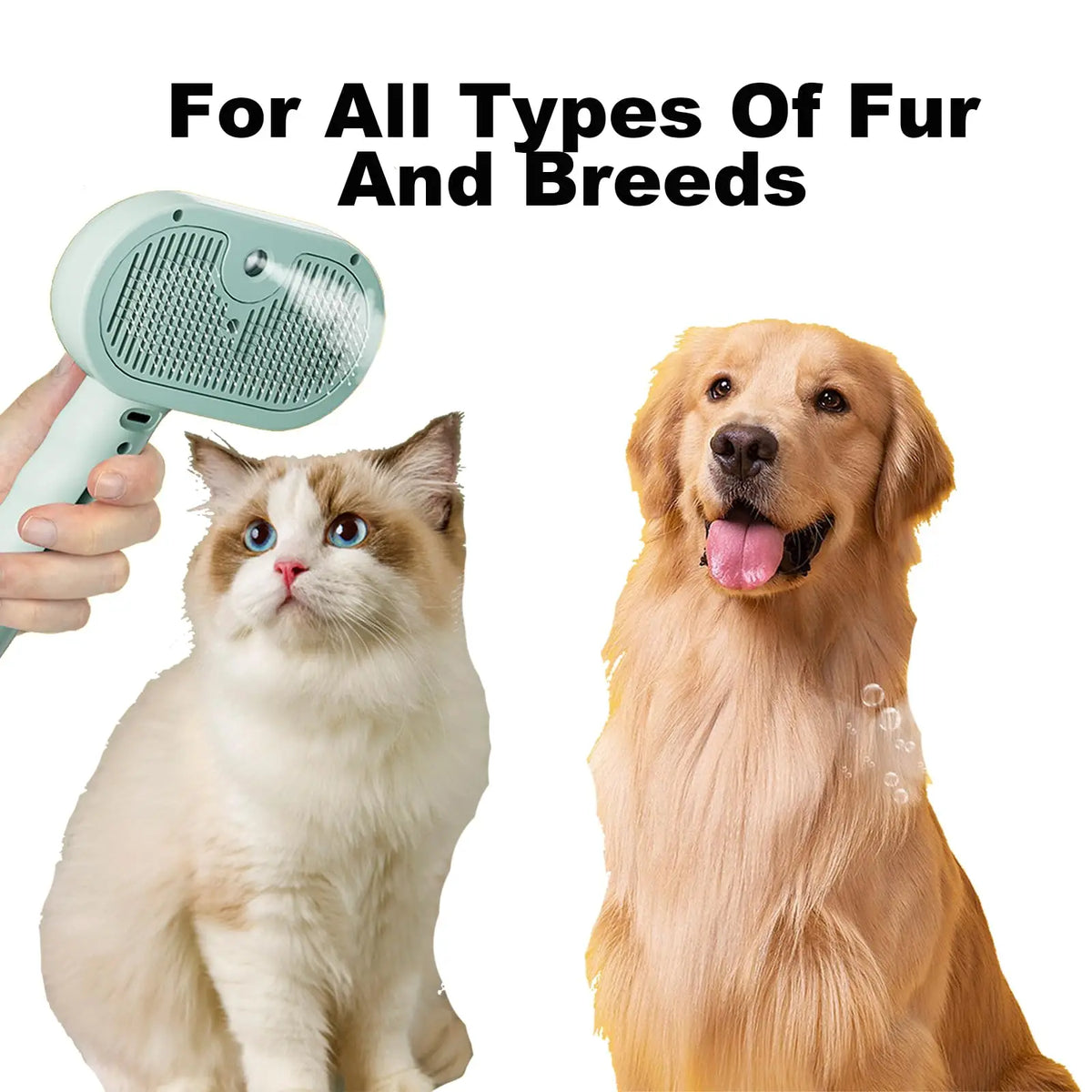 Steam Pet Grooming Brush