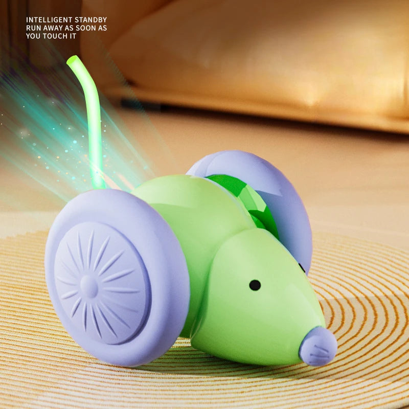 Automatic cat toy mouse, green