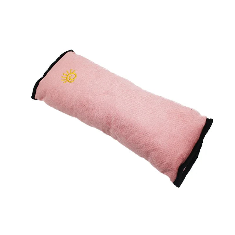 Kids Seat Belt Pillow - Soft Plush Shoulder Strap Cushion (1 Pillow)