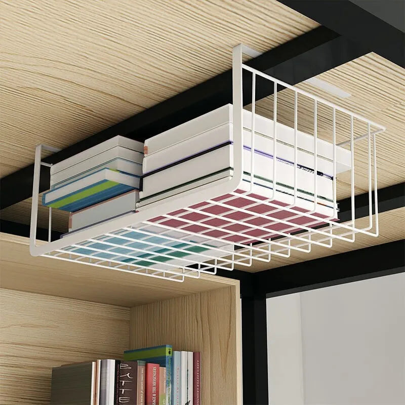 Under-Shelf Hanging Wire Storage Basket