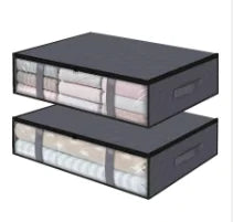 Under-Bed Storage Bag with Clear Window & Handles