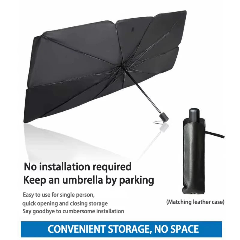 Foldable Windshield Sunshade Umbrella