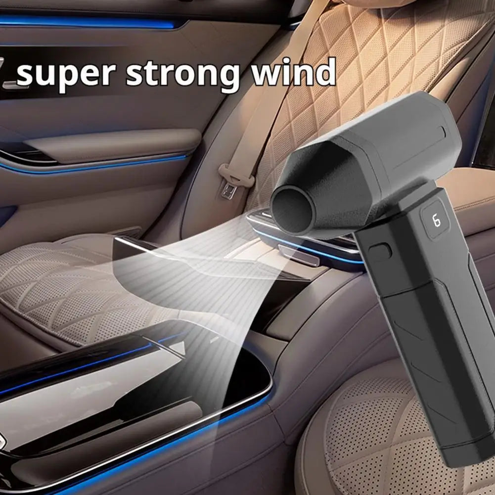 Cordless Turbo Jet Blower - Car Interior Duster & Dryer