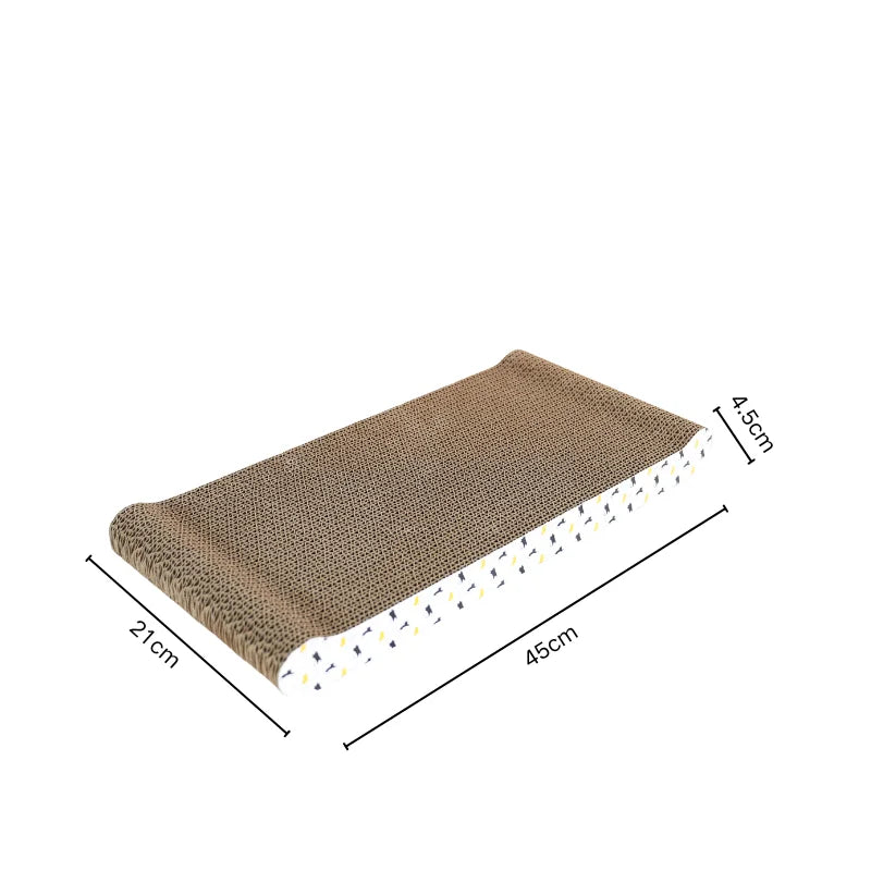 Curved Cardboard Cat Scratcher Lounge