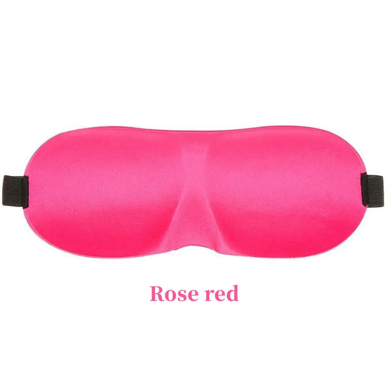 3D Contoured Sleep Mask - Zero Eye Pressure, Light Blocking