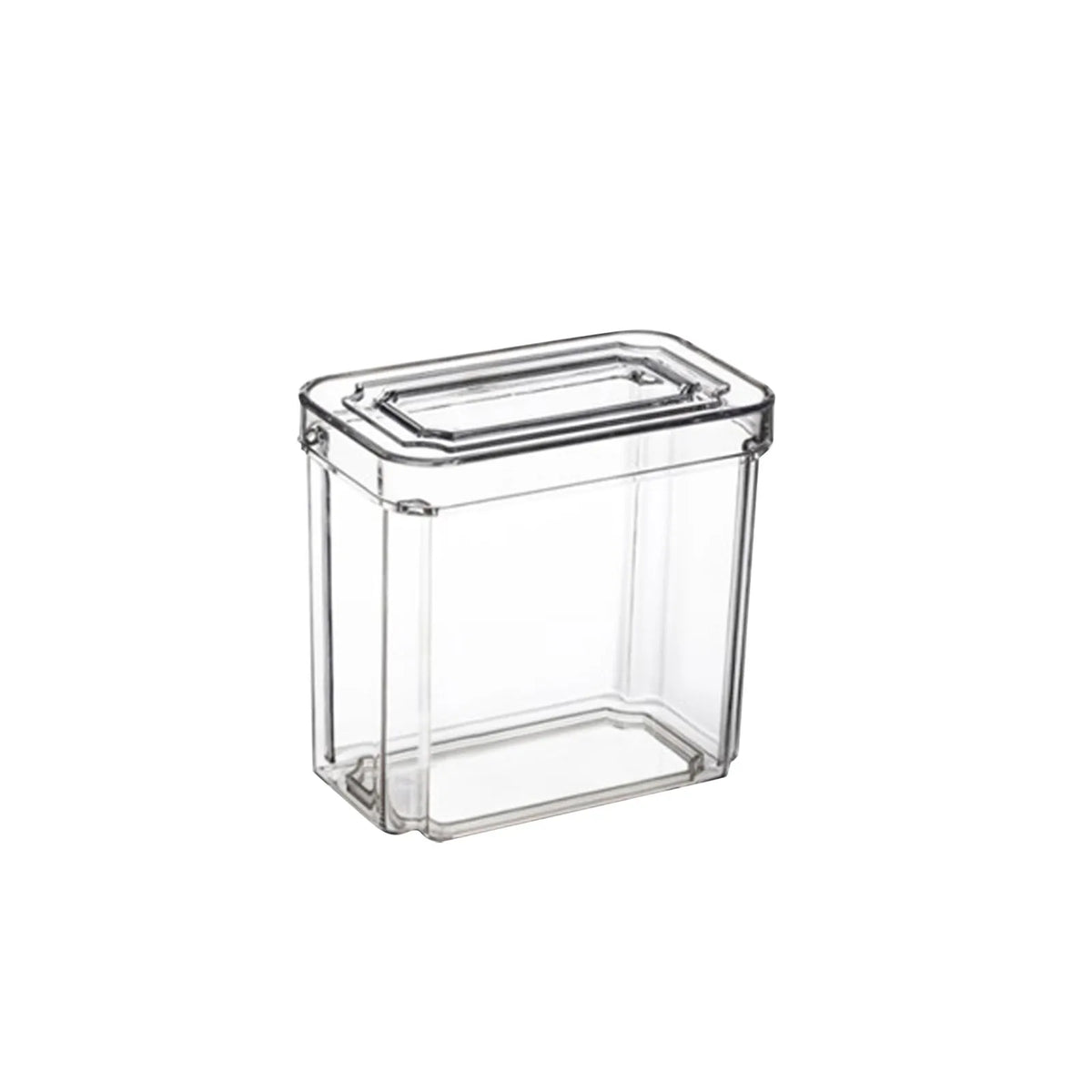 Clear Stackable Fridge Organizer Bin with Lid (Sold Individually)