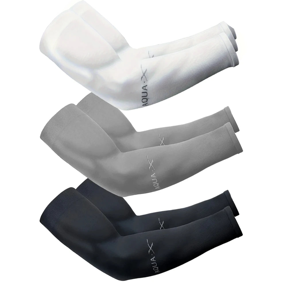 Cooling UV Arm Sleeves, 3 Pairs – Sun Protection for Driving & Outdoors