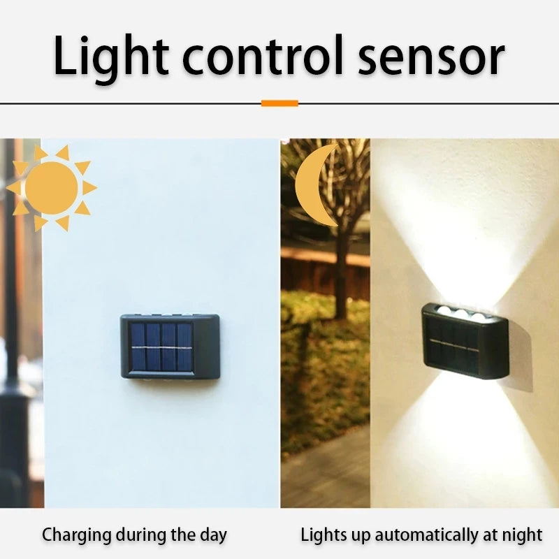 Solar LED Outdoor Wall Light
