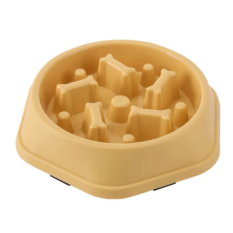 Bone Maze Slow Feeder Bowl for Dogs & Cats