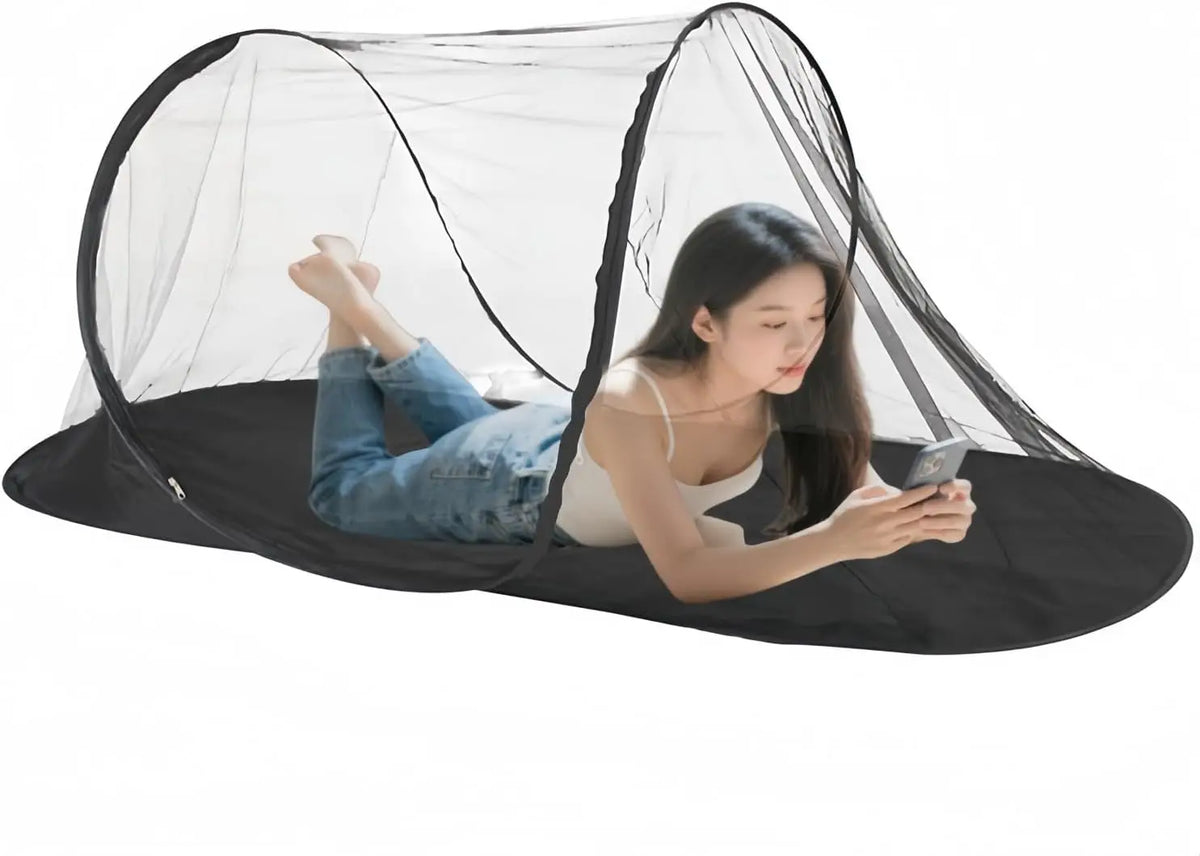 Pop-Up Mosquito Net Tent – Portable Bug Screen Canopy for Patio, Bed & Camping (78" x 31")