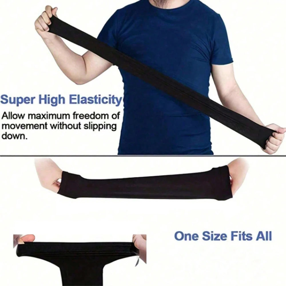 Cooling UV Arm Sleeves, 3 Pairs – Sun Protection for Driving & Outdoors