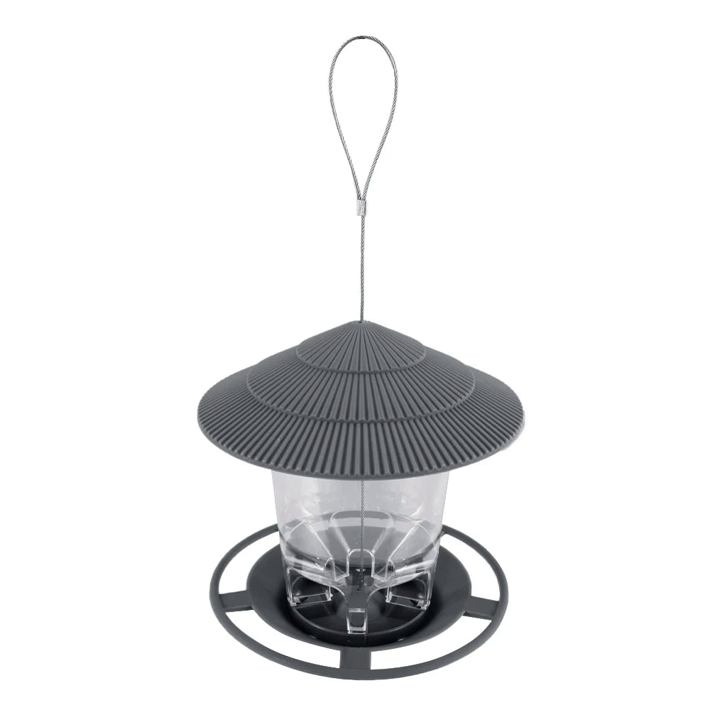 Hanging Gazebo Bird Feeder – Weatherproof Outdoor Seed Feeder for Garden & Patio
