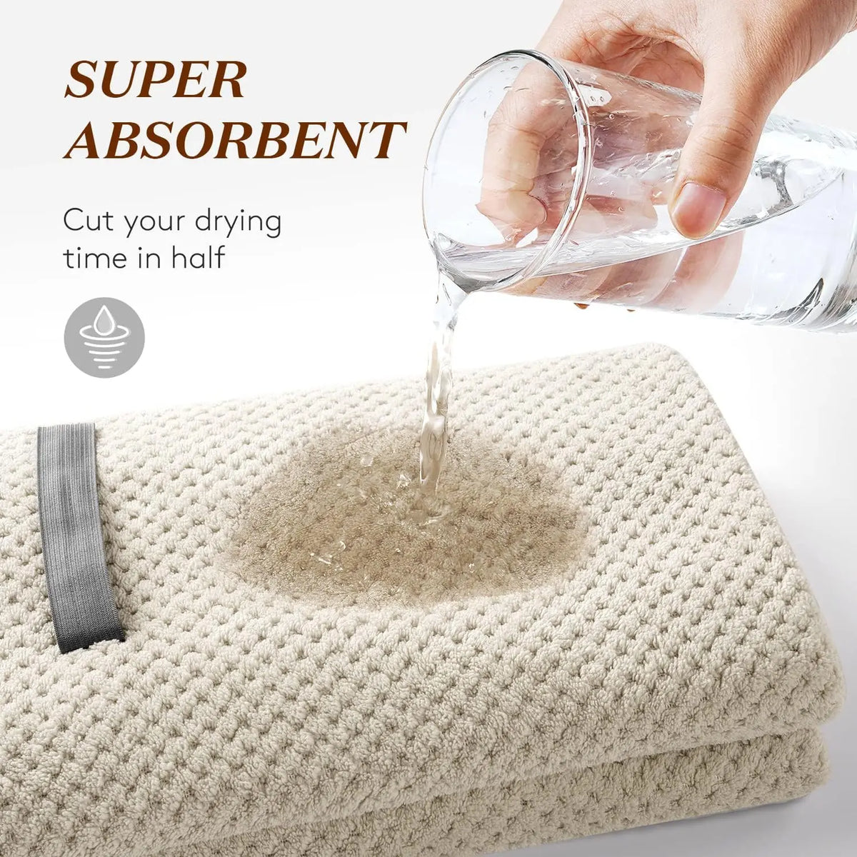 XL Microfiber Hair Towel Wrap