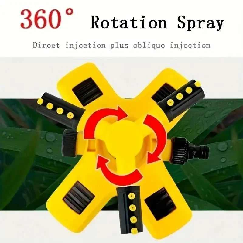 3-Arm 360° Rotating Lawn Sprinkler