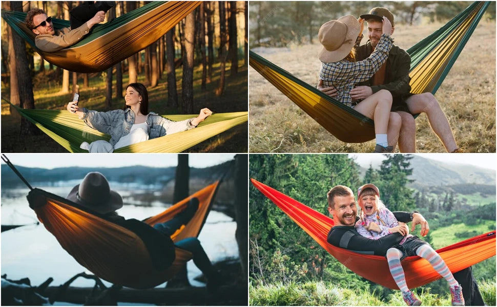 Hammock used for camping, hiking and backyard