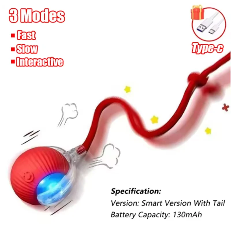 Smart Interactive Cat Toy Ball