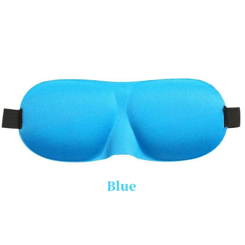 3D Contoured Sleep Mask - Zero Eye Pressure, Light Blocking