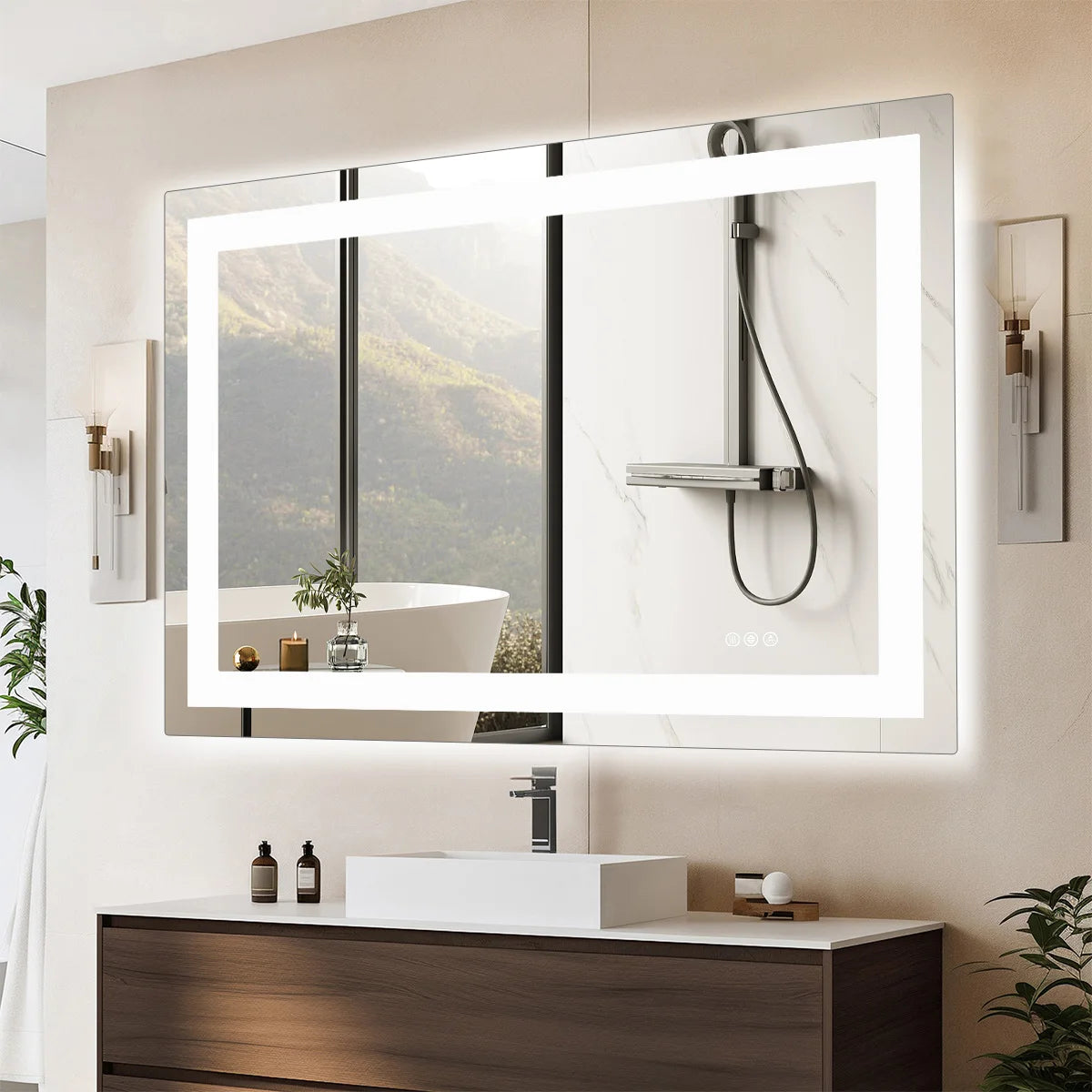 LED Bathroom Mirror – Front & Back Light