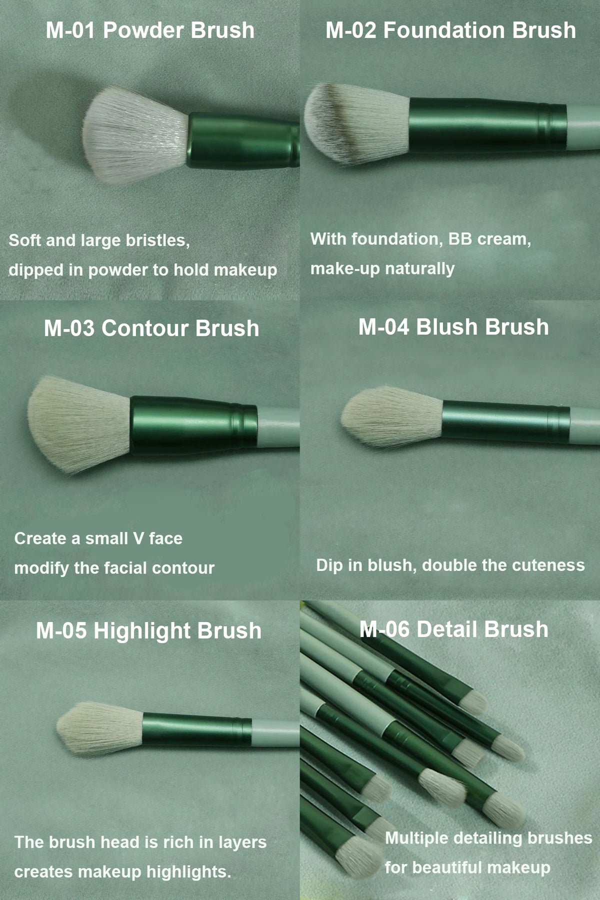 13-Piece Soft Makeup Brush Set with Velvet Pouch
