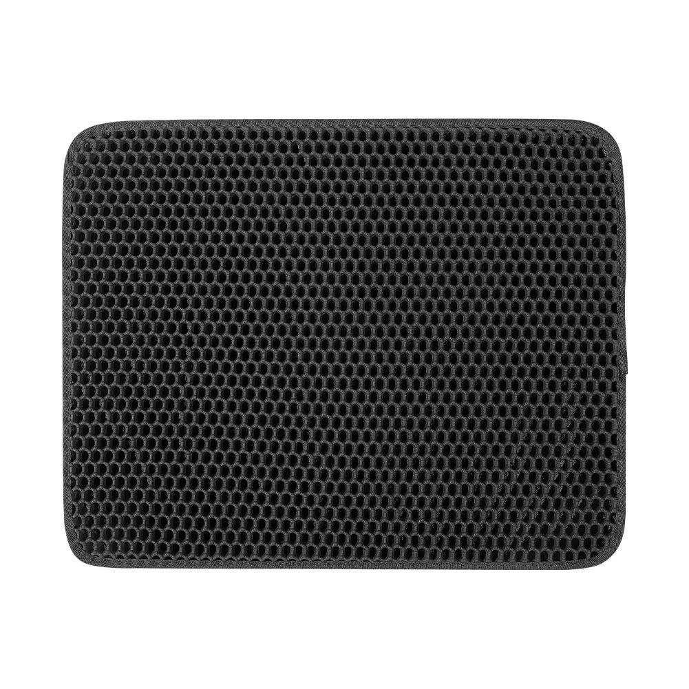 Honeycomb Double-Layer Cat Litter Mat - Waterproof Litter Trapper (1 Mat)