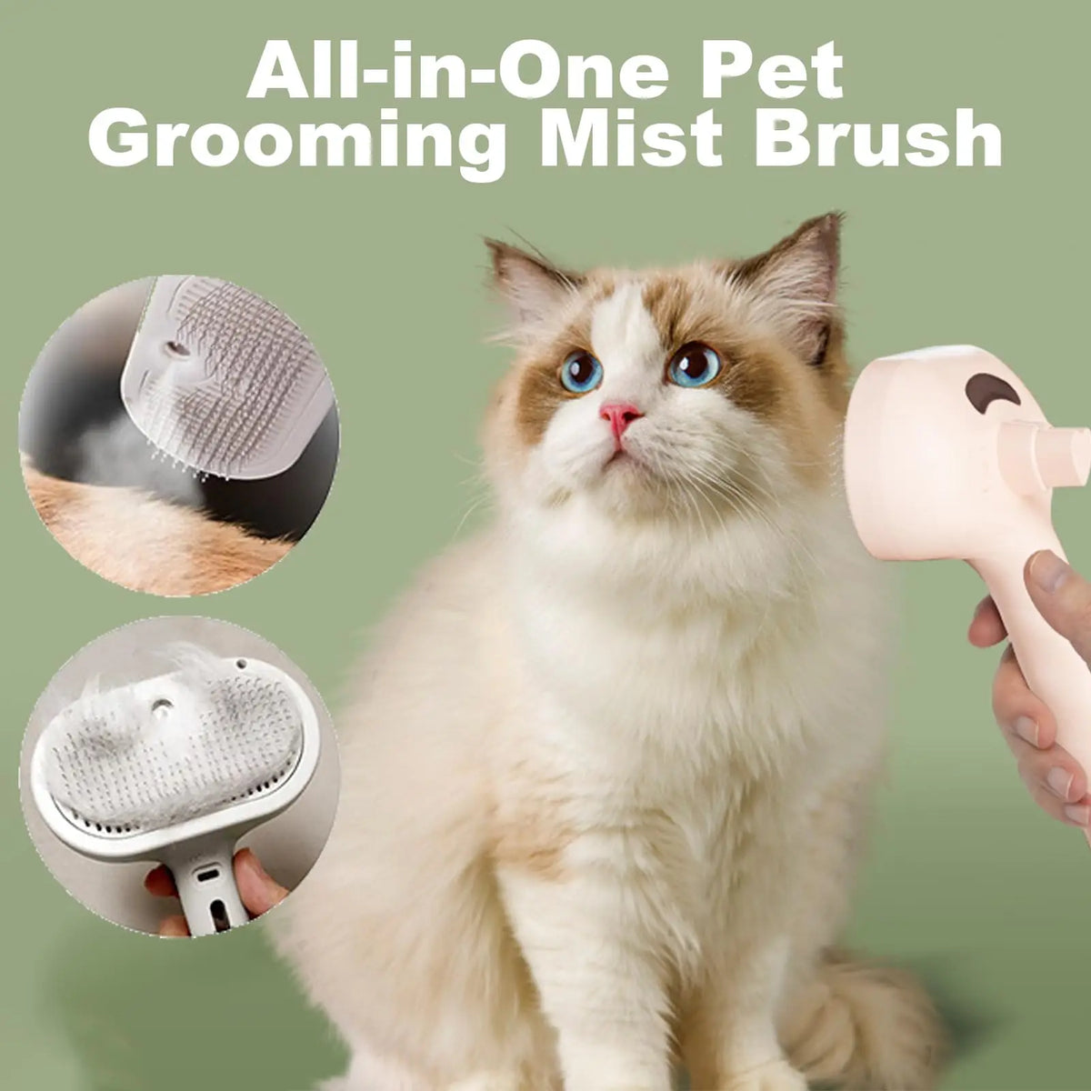 Steam Pet Grooming Brush