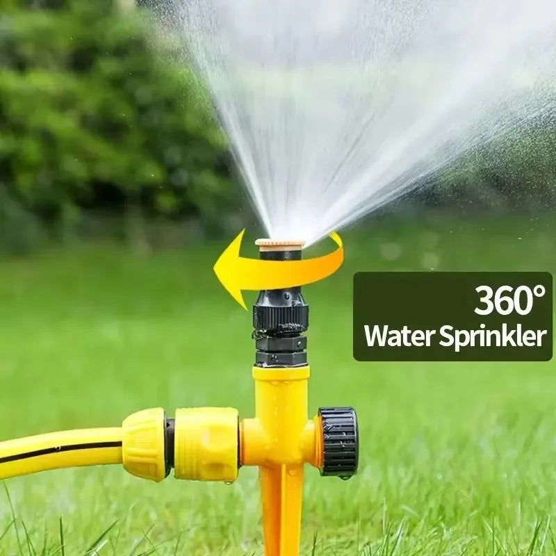360° Rotating Spike Lawn Sprinkler, 3-Pack - Teal