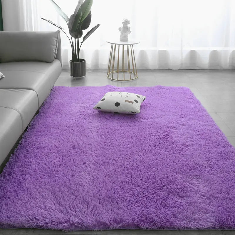 Nordic Soft Plush Area Rug – Modern Home Carpet