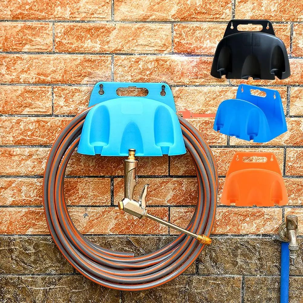 Wall-Mounted Garden Hose Holder - Orange