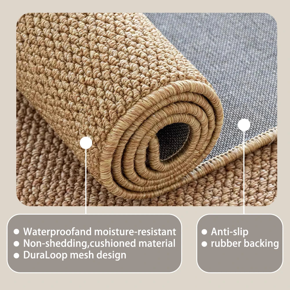 Washable Low-Profile Door Mat – Non-Slip Indoor/Outdoor Entry Rug