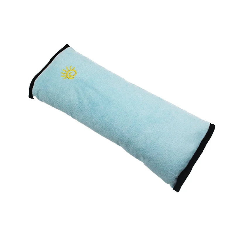 Kids Seat Belt Pillow - Soft Plush Shoulder Strap Cushion (1 Pillow)