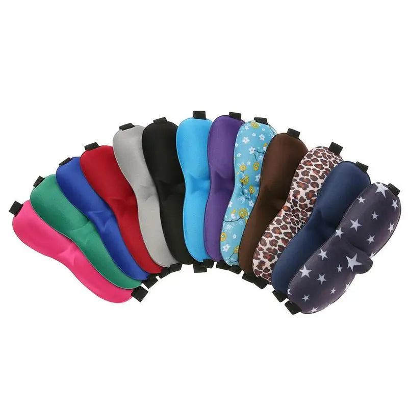 3D Contoured Sleep Mask - Zero Eye Pressure, Light Blocking