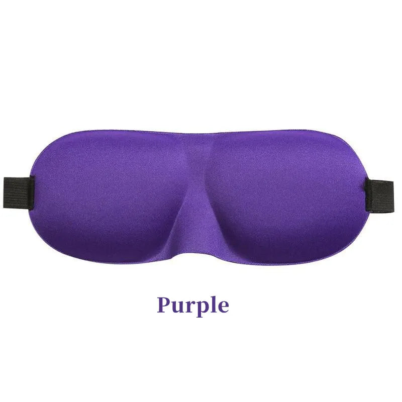 3D Contoured Sleep Mask - Zero Eye Pressure, Light Blocking