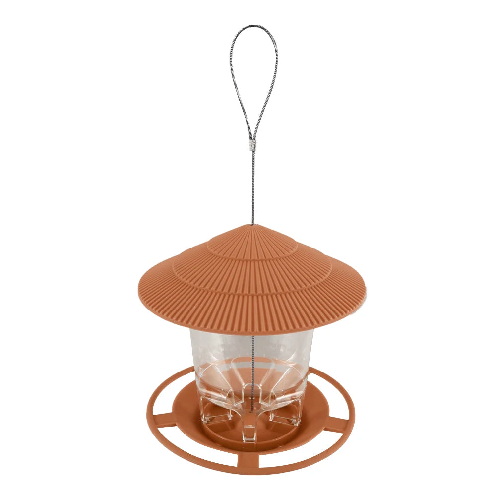 Hanging Gazebo Bird Feeder – Weatherproof Outdoor Seed Feeder for Garden & Patio