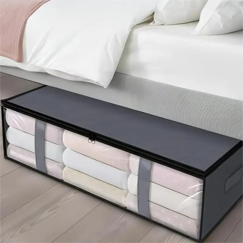 Under-Bed Storage Bag with Clear Window & Handles