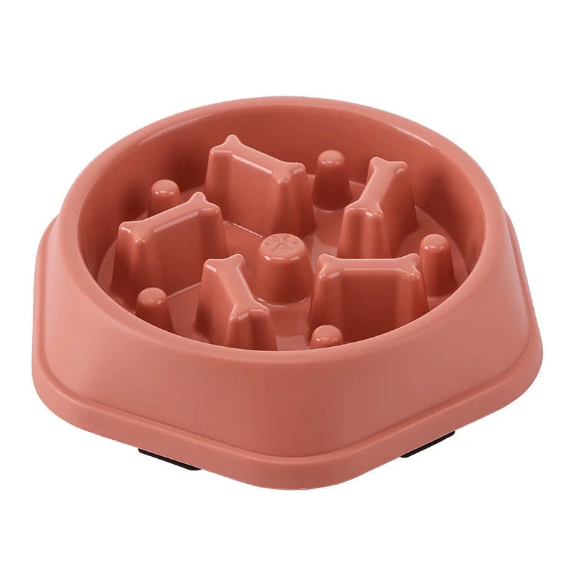 Bone Maze Slow Feeder Bowl for Dogs & Cats