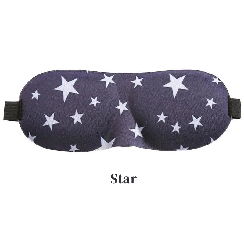 3D Contoured Sleep Mask - Zero Eye Pressure, Light Blocking
